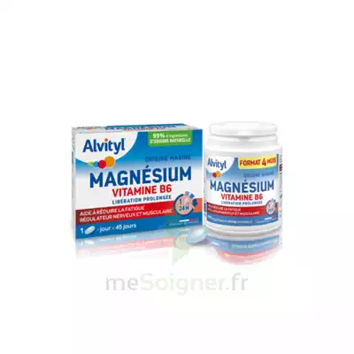 Alvityl Magnésium Vitamine B6 Libération Prolongée Comprimés Lp B/45 à ALES