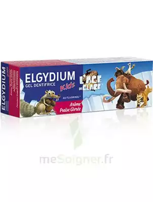 Elgydium Age De Glace Pâte Dentifrice Fraise Givrée Kids 2/6ans 50ml à ALES
